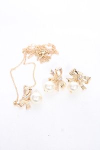 ｍ petit by misako / AMPLイヤリングネックレス  中金 Y-25-12-10-001-LO-AC-SZ-ZY