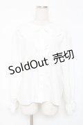 m petit by misako / AM マルエリフリルブラウス M 白 Y-25-12-10-028-LO-BL-SZ-ZY