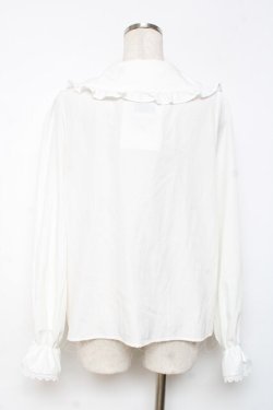 画像2: m petit by misako / AM マルエリフリルブラウス M 白 Y-25-12-10-028-LO-BL-SZ-ZY