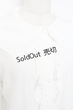 画像3: m petit by misako / AM マルエリフリルブラウス M 白 Y-25-12-10-028-LO-BL-SZ-ZY