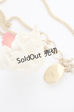 画像3: Q-pot. / Starawberry Whip Necklace  白 Y-25-12-10-004-QP-AC-SZ-ZY