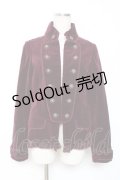 axes femme / 別珍ジャケット M ワイン Y-25-12-10-038-AX-JA-SZ-ZY