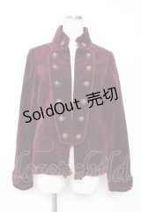 axes femme / 別珍ジャケット M ワイン Y-25-12-10-038-AX-JA-SZ-ZY