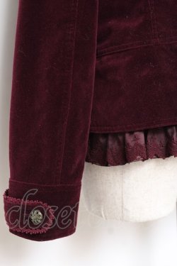 画像3: axes femme / 別珍ジャケット M ワイン Y-25-12-10-038-AX-JA-SZ-ZY