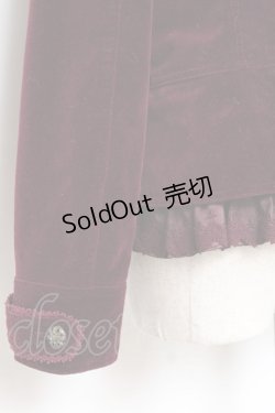 画像3: axes femme / 別珍ジャケット M ワイン Y-25-12-10-038-AX-JA-SZ-ZY