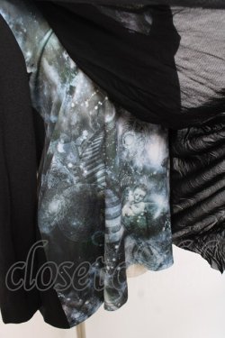 画像5: Rozen Kavalier / ドレープレイヤードプリントトップス  黒 Y-25-12-10-043-OO-TO-SZ-ZY