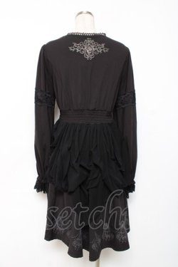 画像3: Ozz oneste / 裾シャンデリアプリントワンピース  黒 Y-25-12-10-045-OO-OP-SZ-ZY