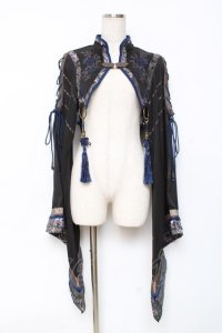 Ozz oneste / 花鳥龍月ボレロ  黒×紺 Y-25-12-10-047-OO-TO-SZ-ZY