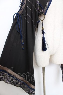画像5: Ozz oneste / 花鳥龍月ボレロ  黒×紺 Y-25-12-10-047-OO-TO-SZ-ZY