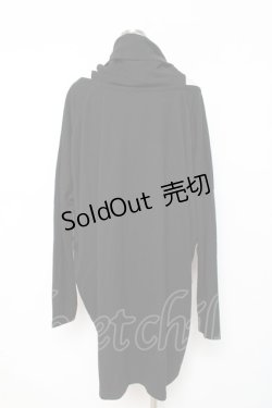 画像2: SEX POT ReVeNGe / 肩あきハイネックロングトップス F 黒 Y-25-12-10-050-SP-TO-SZ-ZY