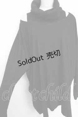 画像3: SEX POT ReVeNGe / 肩あきハイネックロングトップス F 黒 Y-25-12-10-050-SP-TO-SZ-ZY