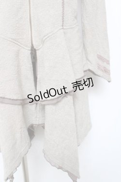 画像4: Rozen Kavalier / プリント入りフードフリルZIPカーディガン  ベージュ Y-25-12-10-051-OO-TO-SZ-ZY