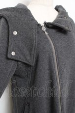 画像4: Rozen Kavalier / 裏起毛ロングパーカー  グレー Y-25-12-10-052-OO-TO-SZ-ZTC065 (4)