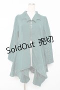 axes femme POETIQUE / コウモリカラーイレヘムジャケット M グリーン Y-25-12-10-055-AX-JA-SZ-ZY