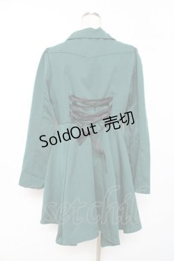 画像2: axes femme POETIQUE / コウモリカラーイレヘムジャケット M グリーン Y-25-12-10-055-AX-JA-SZ-ZY