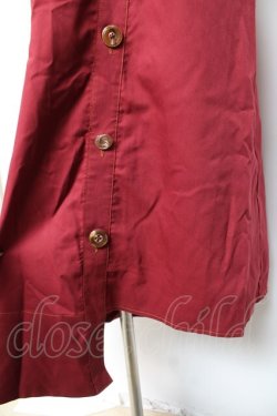 画像4: axes femme / モチーフボタンジャンスカ M 赤 Y-25-12-10-059-AX-OP-SZ-ZY