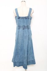 画像2: axes femme / 前釦ビスチェ風ジャンスカ M ウォッシュ Y-25-12-10-060-AX-OP-SZ-ZI (2)