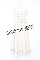 Kurumi Collaboration / マリンアカデミアジャンパースカート S ベージュ Y-25-12-10-063-LO-OP-SZ-ZY