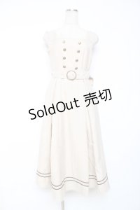 Kurumi Collaboration / マリンアカデミアジャンパースカート S ベージュ Y-25-12-10-063-LO-OP-SZ-ZY