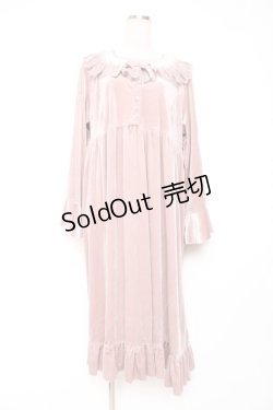 画像1: Kurumi Collaboration / マダムノクターンルームワンピース M 中桃 Y-25-12-10-064-LO-OP-SZ-ZY