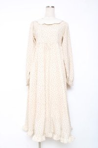 m petit by misako / マロンクリーム ワンピース S 生成り Y-25-12-10-065-LO-OP-SZ-ZY