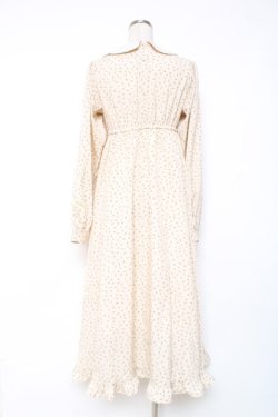 画像2: m petit by misako / マロンクリーム ワンピース S 生成り Y-25-12-10-065-LO-OP-SZ-ZY