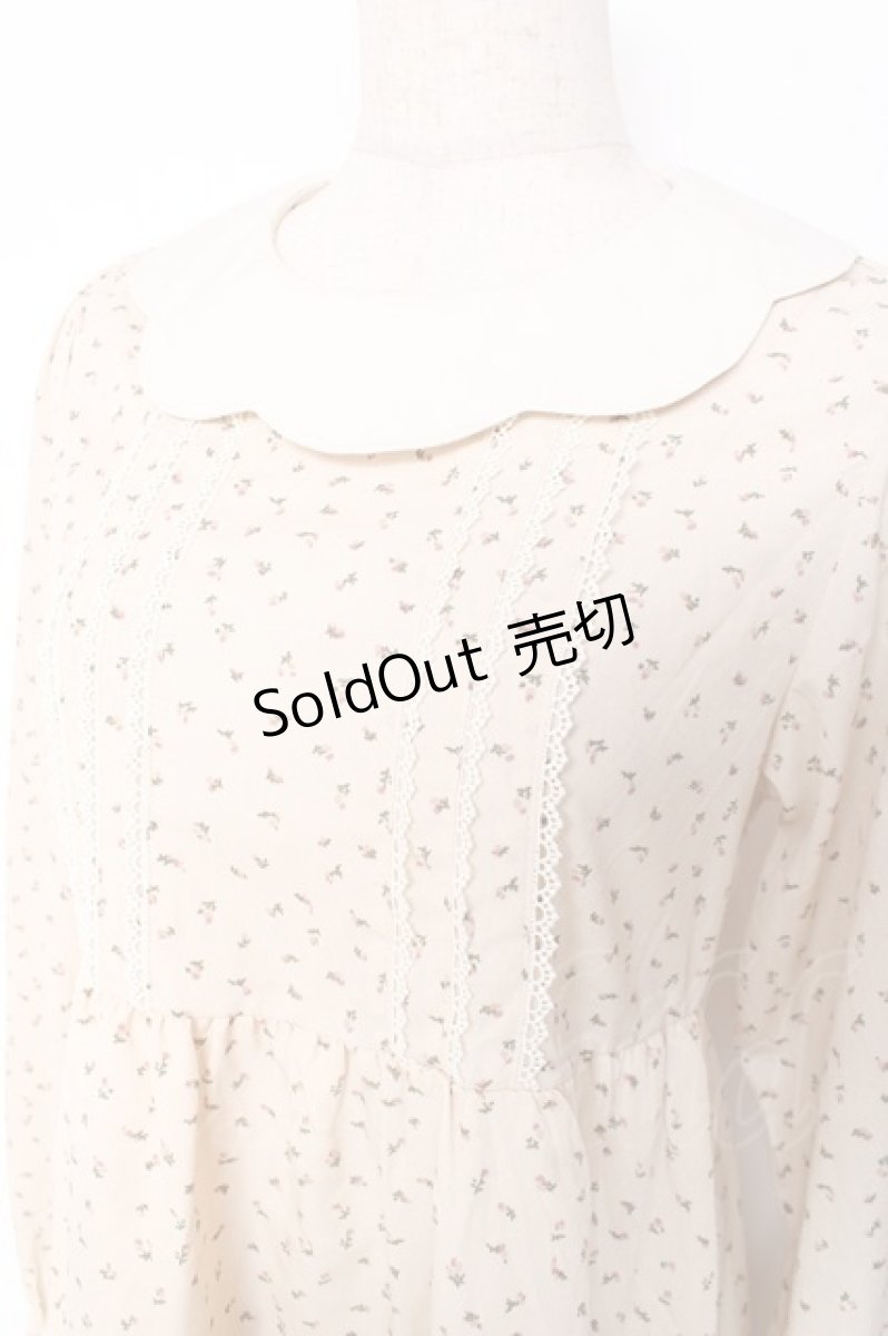 画像4: m petit by misako / マロンクリーム ワンピース S 生成り Y-25-12-10-065-LO-OP-SZ-ZS (4)