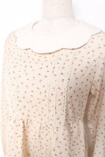 画像4: m petit by misako / マロンクリーム ワンピース S 生成り Y-25-12-10-065-LO-OP-SZ-ZS (4)