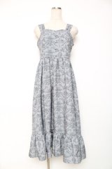 m petit by misako / NINA'Sトワルドジュイジャンパースカート M ブルーグレー Y-25-12-10-066-LO-OP-SZ-ZY