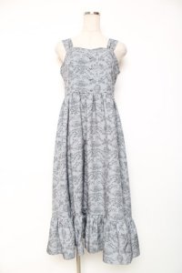 m petit by misako / NINA'Sトワルドジュイジャンパースカート M ブルーグレー Y-25-12-10-066-LO-OP-SZ-ZY