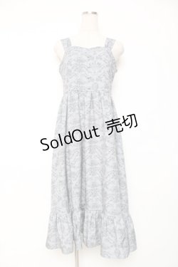 画像1: m petit by misako / NINA'Sトワルドジュイジャンパースカート M ブルーグレー Y-25-12-10-066-LO-OP-SZ-ZS