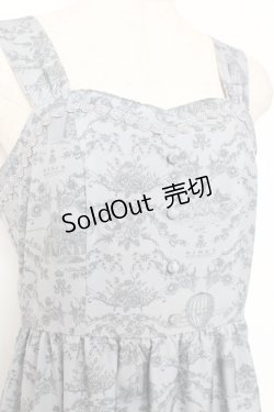 画像3: m petit by misako / NINA'Sトワルドジュイジャンパースカート M ブルーグレー Y-25-12-10-066-LO-OP-SZ-ZS