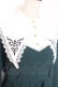 画像3: axes femme POETIQUE / 刺繍襟付きシスターワンピース M グリーン Y-25-12-10-067-AX-OP-SZ-ZY (3)