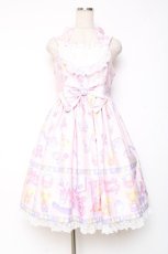 画像1: Angelic Pretty / Baby Toysジャンパースカート  ピンク Y-25-12-10-069-AP-OP-SZ-ZS (1)