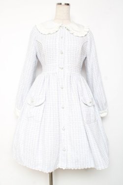 画像1: Angelic Pretty / Macaron Tweedワンピース  サックス Y-25-12-10-070-AP-OP-SZ-ZY