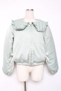 axes femme POETIQUE / パールキルティングブルゾン M ミント Y-25-12-10-072-AX-JA-SZ-ZY