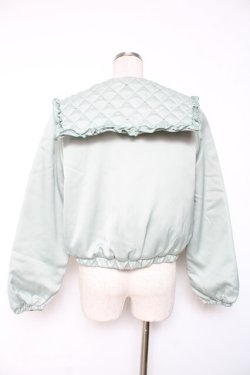 画像2: axes femme POETIQUE / パールキルティングブルゾン M ミント Y-25-12-10-072-AX-JA-SZ-ZY