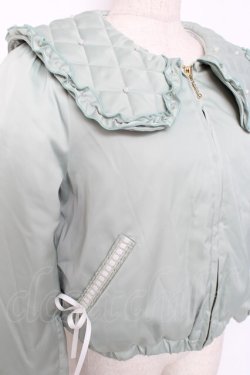 画像3: axes femme POETIQUE / パールキルティングブルゾン M ミント Y-25-12-10-072-AX-JA-SZ-ZY