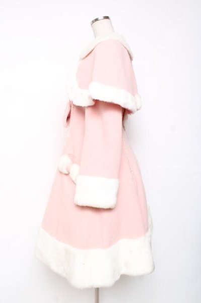 Angelic Pretty / おでかけショコラちゃんアップリケコート ピンク Y