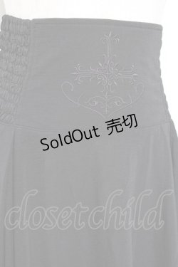 画像3: Ozz Croce / ウエスト刺繍変形スカート  黒 Y-25-12-10-078-OO-SK-SZ-ZY