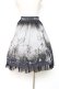 画像3: abilletage / ヴィランズ柄シフォンスカート(ミディアム)  黒 Y-25-12-10-080-GO-SK-SZ-ZY (3)