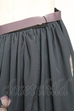 画像3: abilletage / バタフライスカート(ロング)  黒 Y-25-12-10-081-GO-SK-SZ-ZY