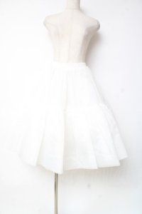 Hoshibako Works / 60cm ボリュームチュールパニエスカート  ホワイト Y-25-12-10-085-LO-SK-SZ-ZY