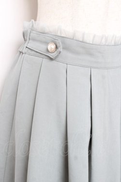 画像3: axes femme / ブーケ刺繍タックスカート M ミント Y-25-12-10-087-AX-SK-SZ-ZY