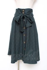 axes femme / コルセット風ベルトスカート M グリーン Y-25-12-10-088-AX-SK-SZ-ZY