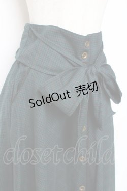 画像3: axes femme / コルセット風ベルトスカート M グリーン Y-25-12-10-088-AX-SK-SZ-ZI