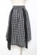 画像2: axes femme / パターン切替チェックスカート M 黒 Y-25-12-10-090-AX-SK-SZ-ZY (2)