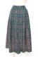 画像1: axes femme / フロッキーチェックスカート M グリーン Y-25-12-10-091-AX-SK-SZ-ZY (1)