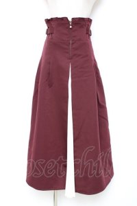 axes femme / センタープリーツロングスカート F パープル Y-25-12-10-093-AX-SK-SZ-ZY