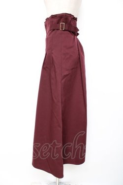 画像2: axes femme / センタープリーツロングスカート F パープル Y-25-12-10-093-AX-SK-SZ-ZY